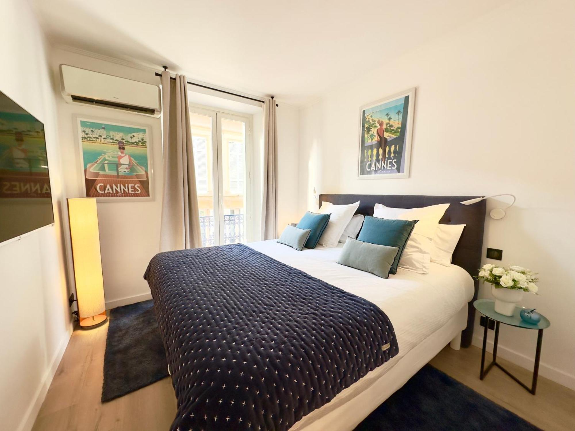 Luxueux 3 Pieces 80M2 - 2Ch - 2 Sdb - 1Mn Beach Croisette Cannes Exteriér fotografie