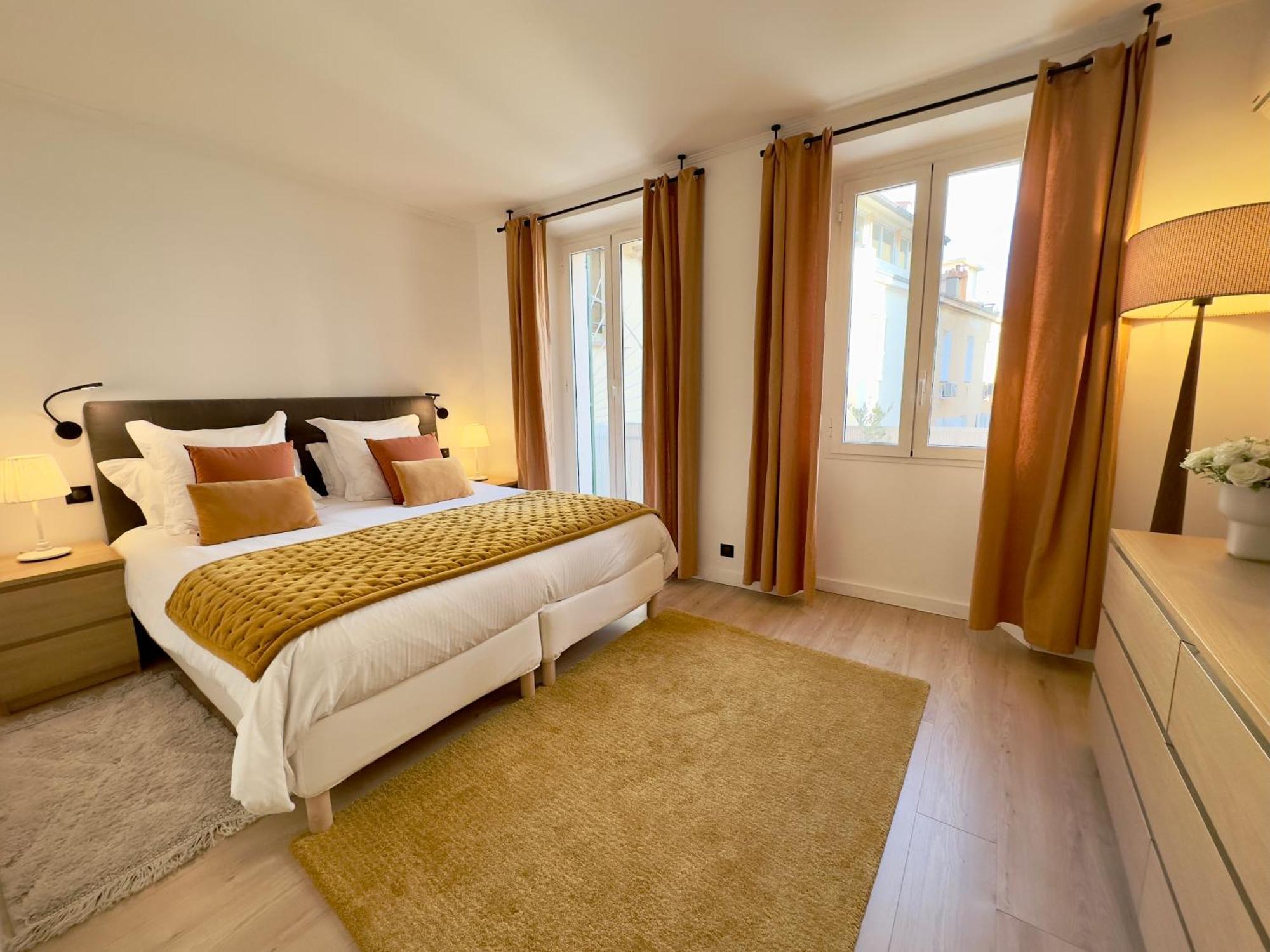 Luxueux 3 Pieces 80M2 - 2Ch - 2 Sdb - 1Mn Beach Croisette Cannes Exteriér fotografie
