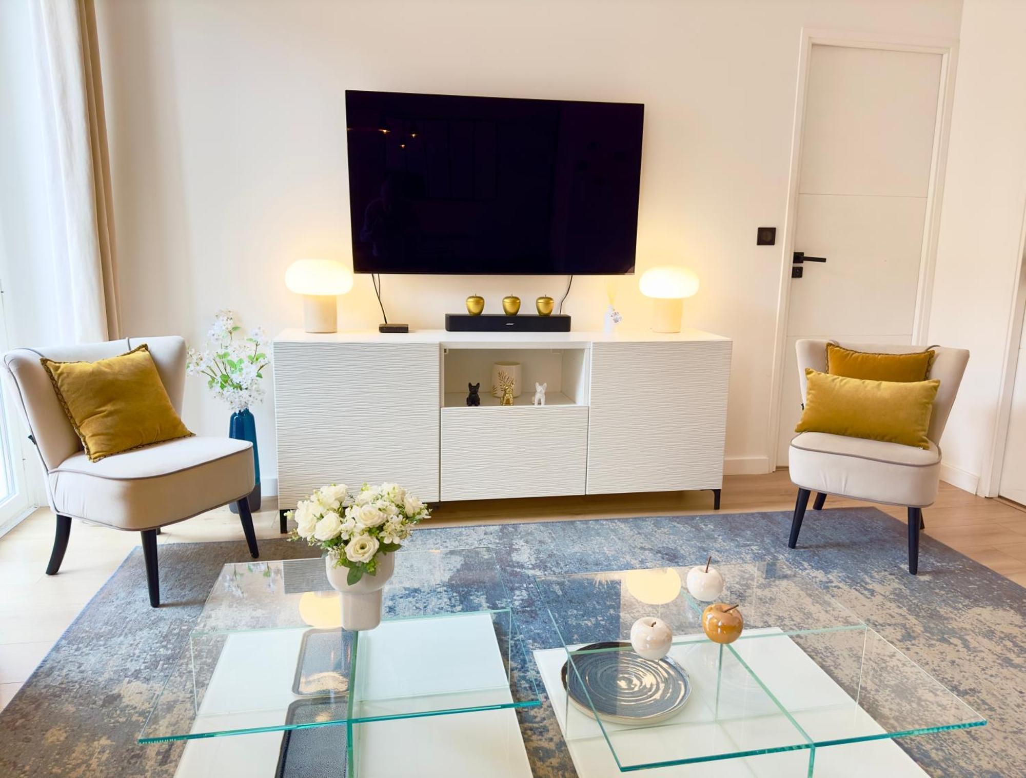 Luxueux 3 Pieces 80M2 - 2Ch - 2 Sdb - 1Mn Beach Croisette Cannes Exteriér fotografie
