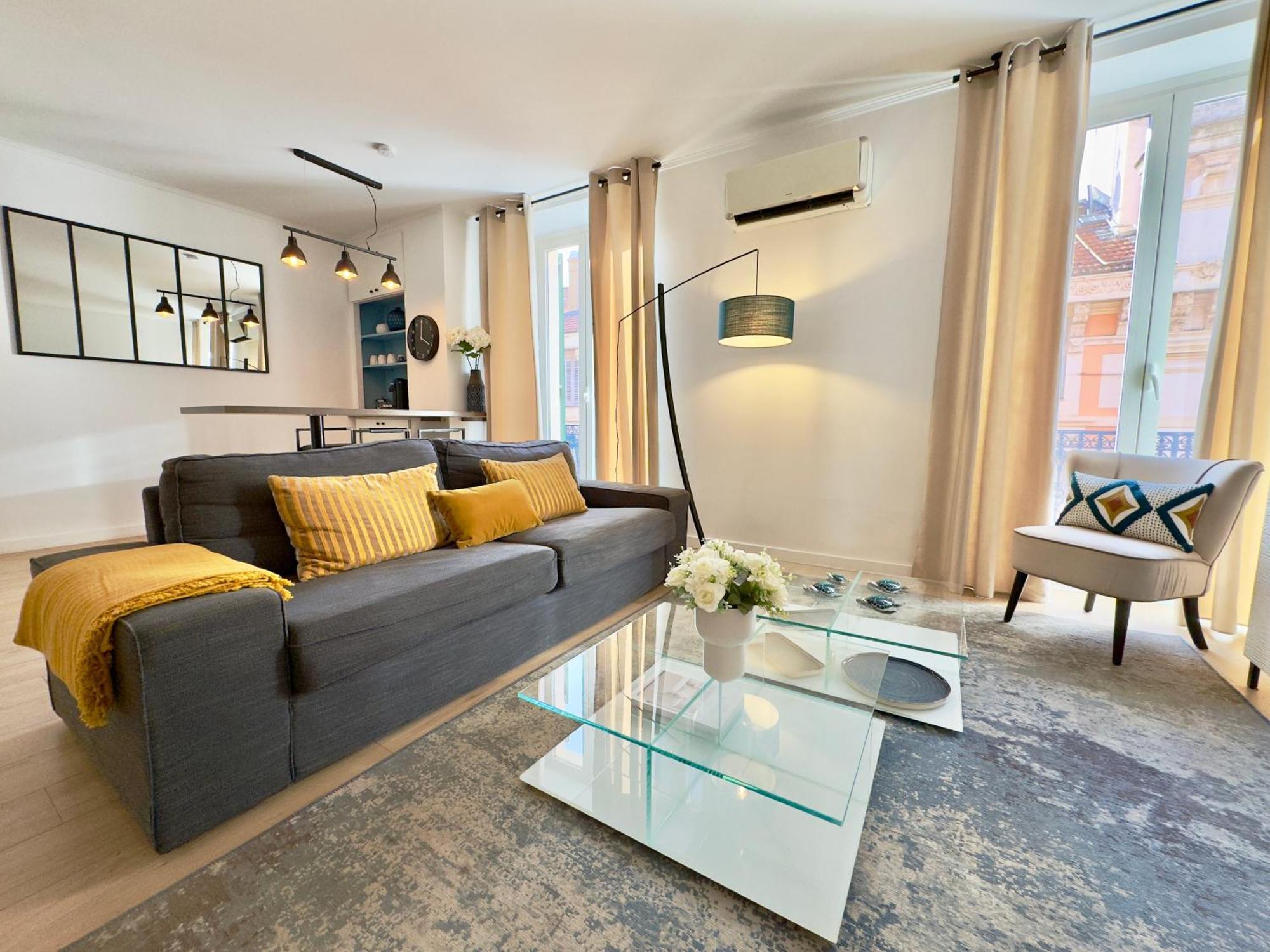 Luxueux 3 Pieces 80M2 - 2Ch - 2 Sdb - 1Mn Beach Croisette Cannes Exteriér fotografie